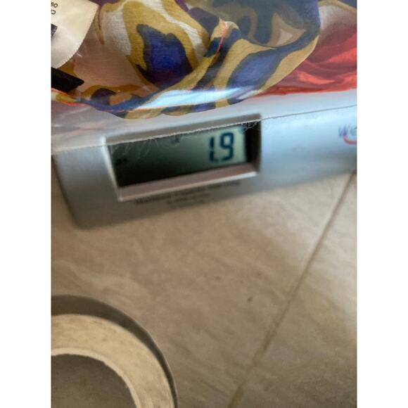 Talbots Poncho Sweater Top Small Silk Oversized Boho Art Colorful Beach Luxury - Picture 11 of 12